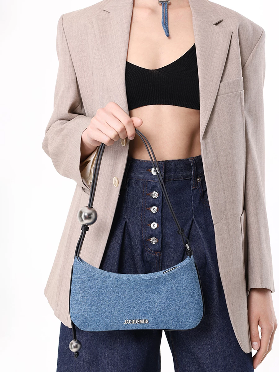 Сумка джинсовая Le Bisou Perle JACQUEMUS 231BA057 3176 330 Деним  Фото 2
