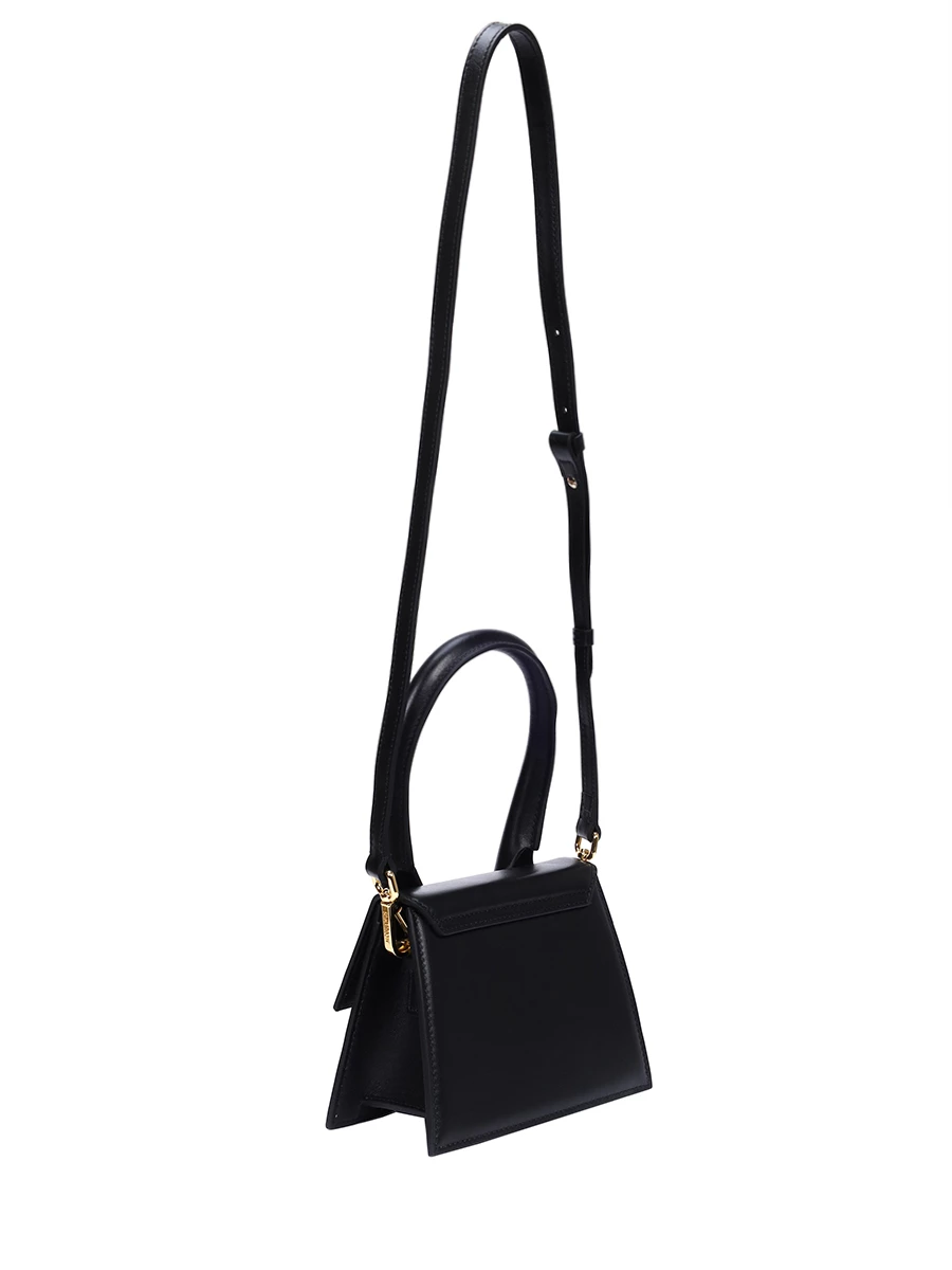 Сумка кожаная Le Chiquito JACQUEMUS 213BA002 3000 990 Черный  Фото 3