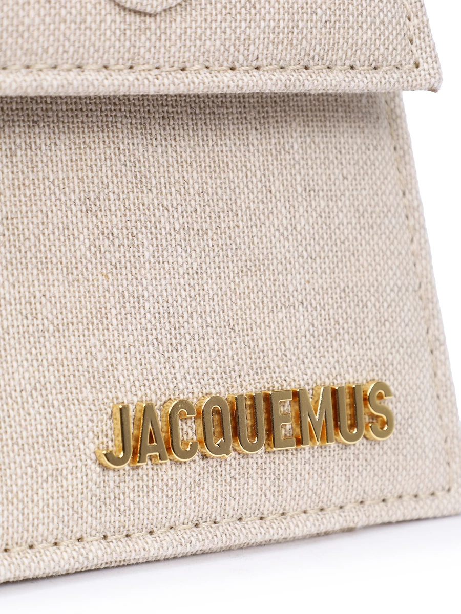 Сумка текстильная Le Chiquito JACQUEMUS 213BA002 3071 140 Бежевый  Фото 5