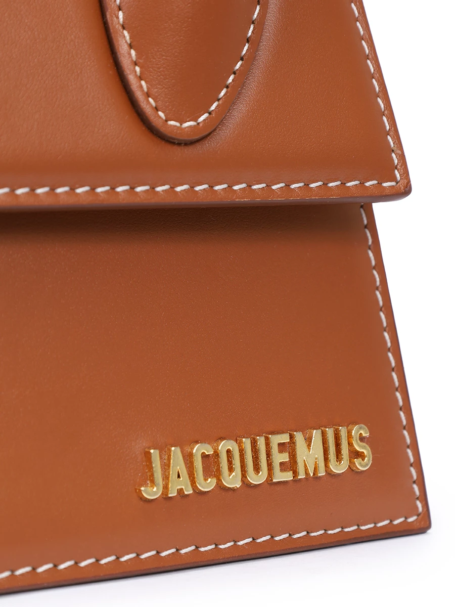 Сумка кожаная Le Chiquito JACQUEMUS 213BA002 3072 811 Коричневый  Фото 5