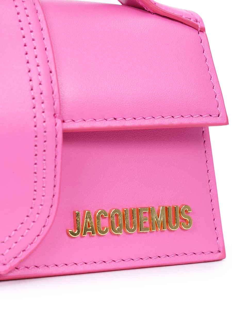 Сумка кожаная Le Bambino JACQUEMUS 213BA006 3060 434 Розовый  Фото 5