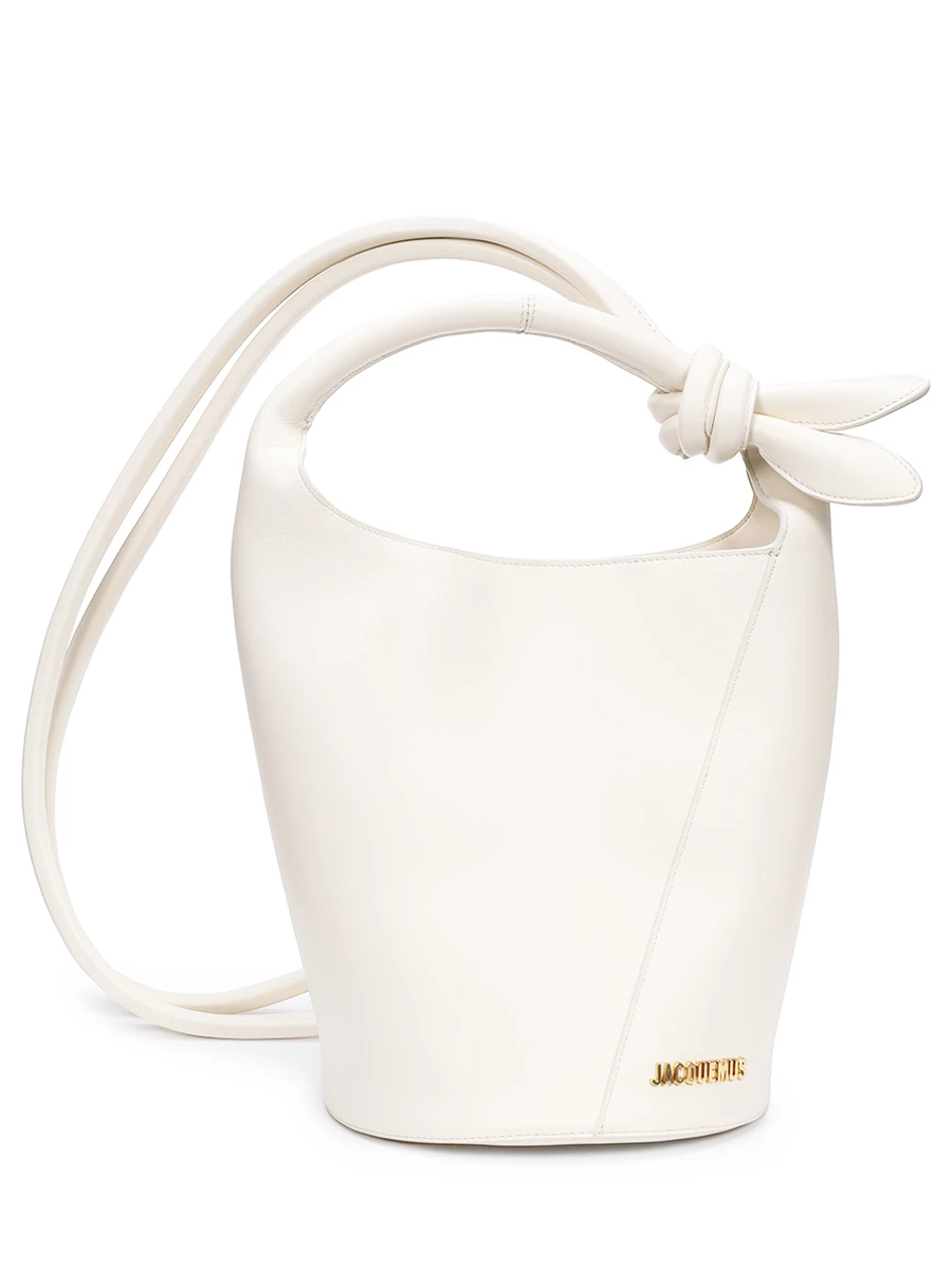 Сумка кожаная Le Petit Tourni JACQUEMUS 245BA366 3173 115 Кремовый 