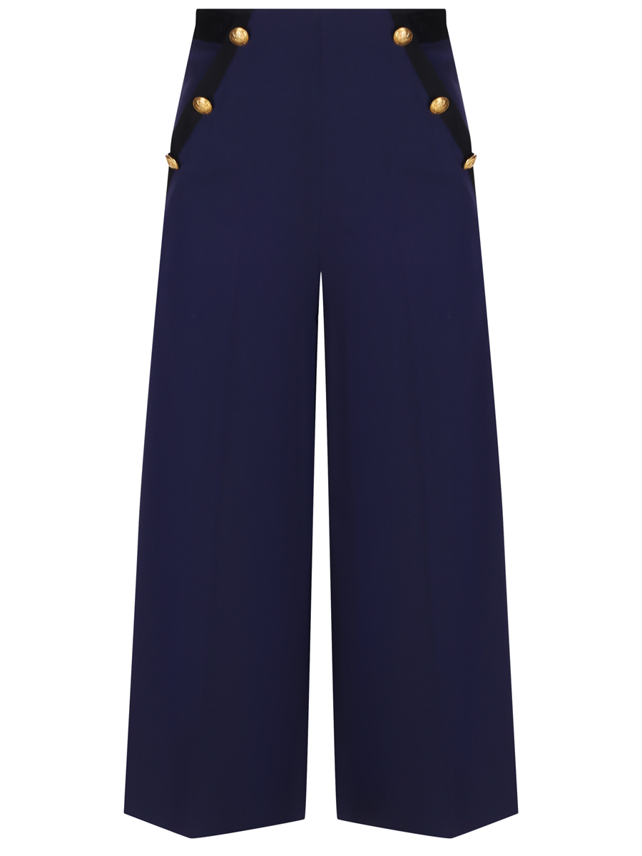 Брюки шерстяные LANVIN