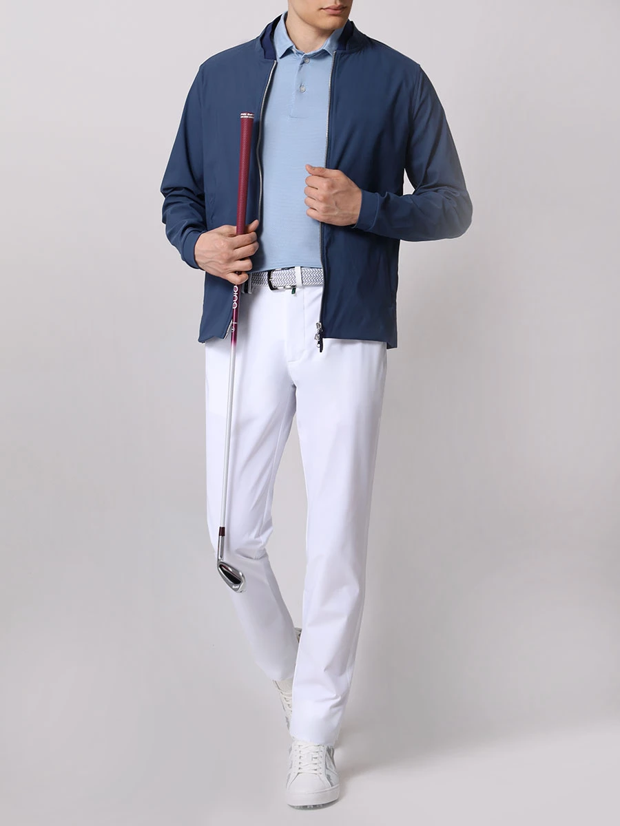 Поло с принтом Alikan CHERVO 65283 ALIKAN ZT30/122E Голубой  Фото 2