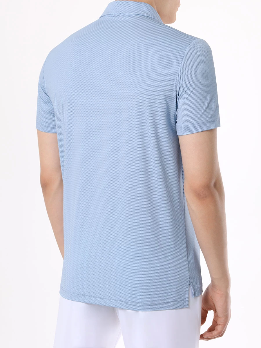 Поло с принтом Alikan CHERVO 65283 ALIKAN ZT30/122E Голубой  Фото 3