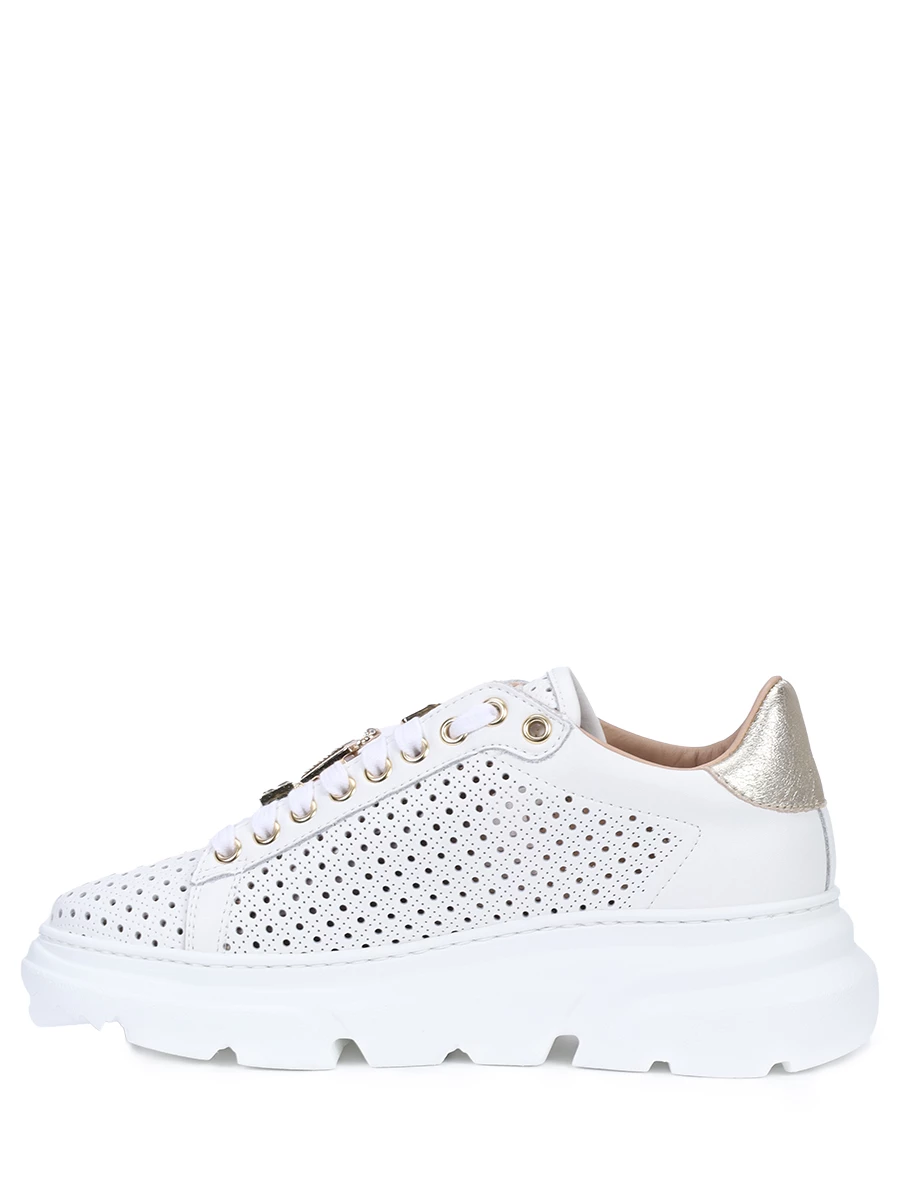 

Кроссовки кожаные, Белый, 876-D-SS24-FOR Перф