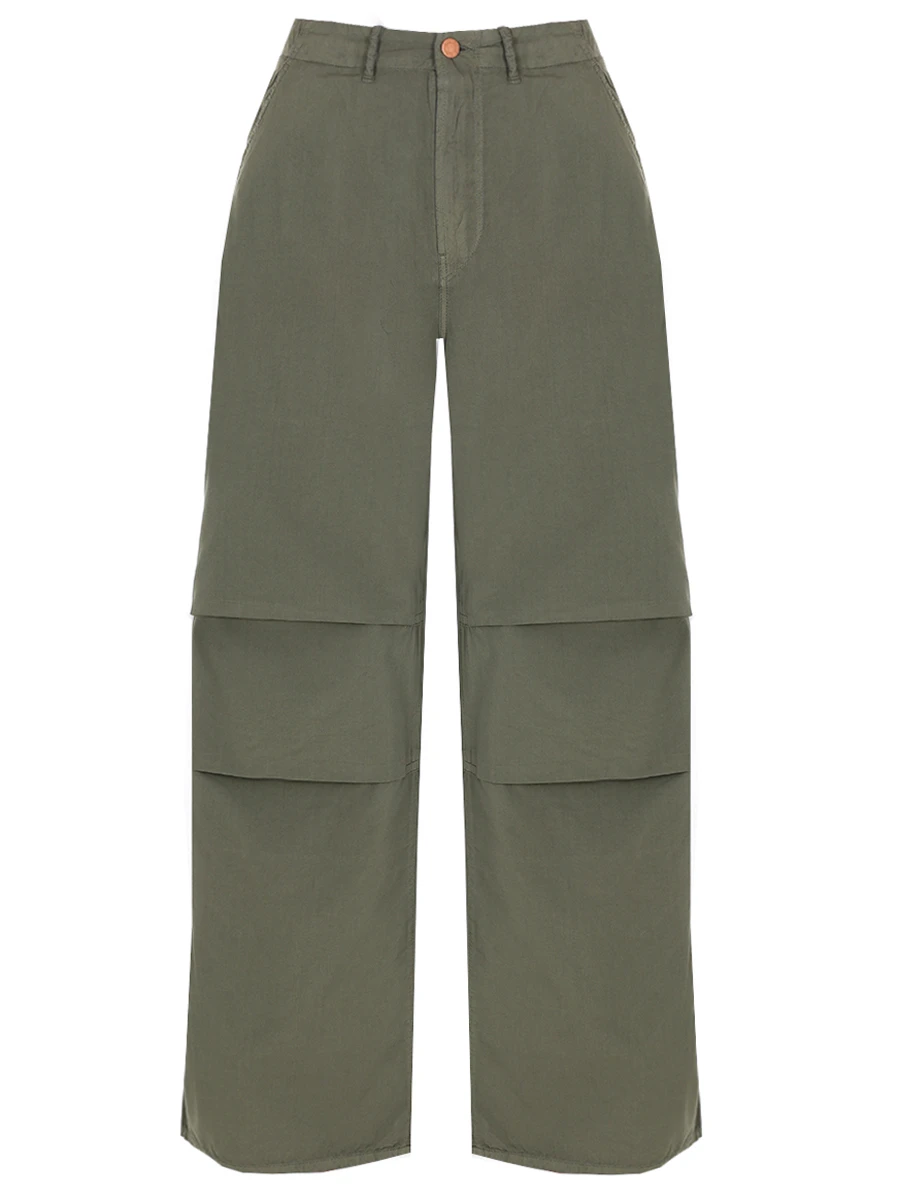 Брюки хлопковые 3X1 31-W43F54-CR0001 Зеленый 