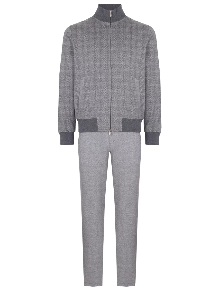 Костюм хлопковый CAPOBIANCO 16M455.QM00.GREY/16M710.UM00.GREY Серый 