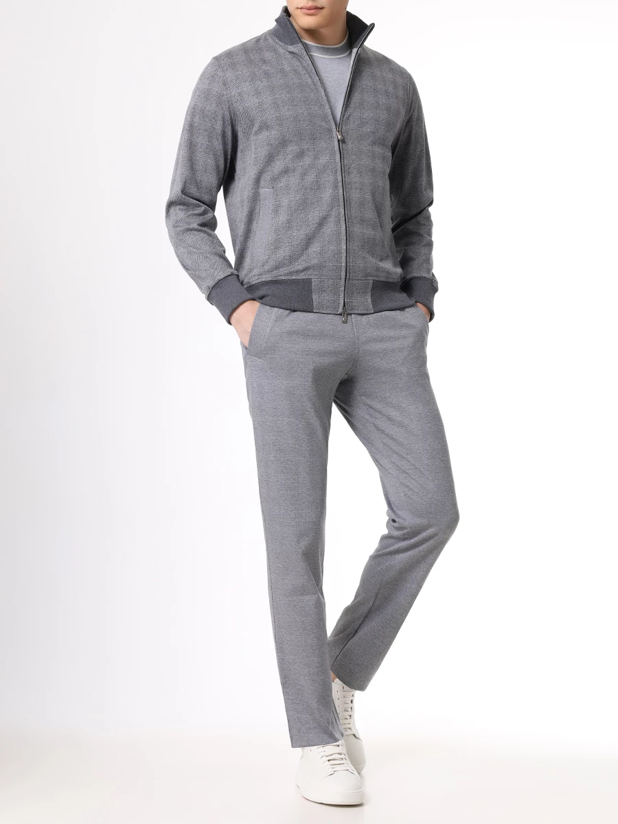 Костюм хлопковый CAPOBIANCO 16M455.QM00.GREY/16M710.UM00.GREY Серый  Фото 2