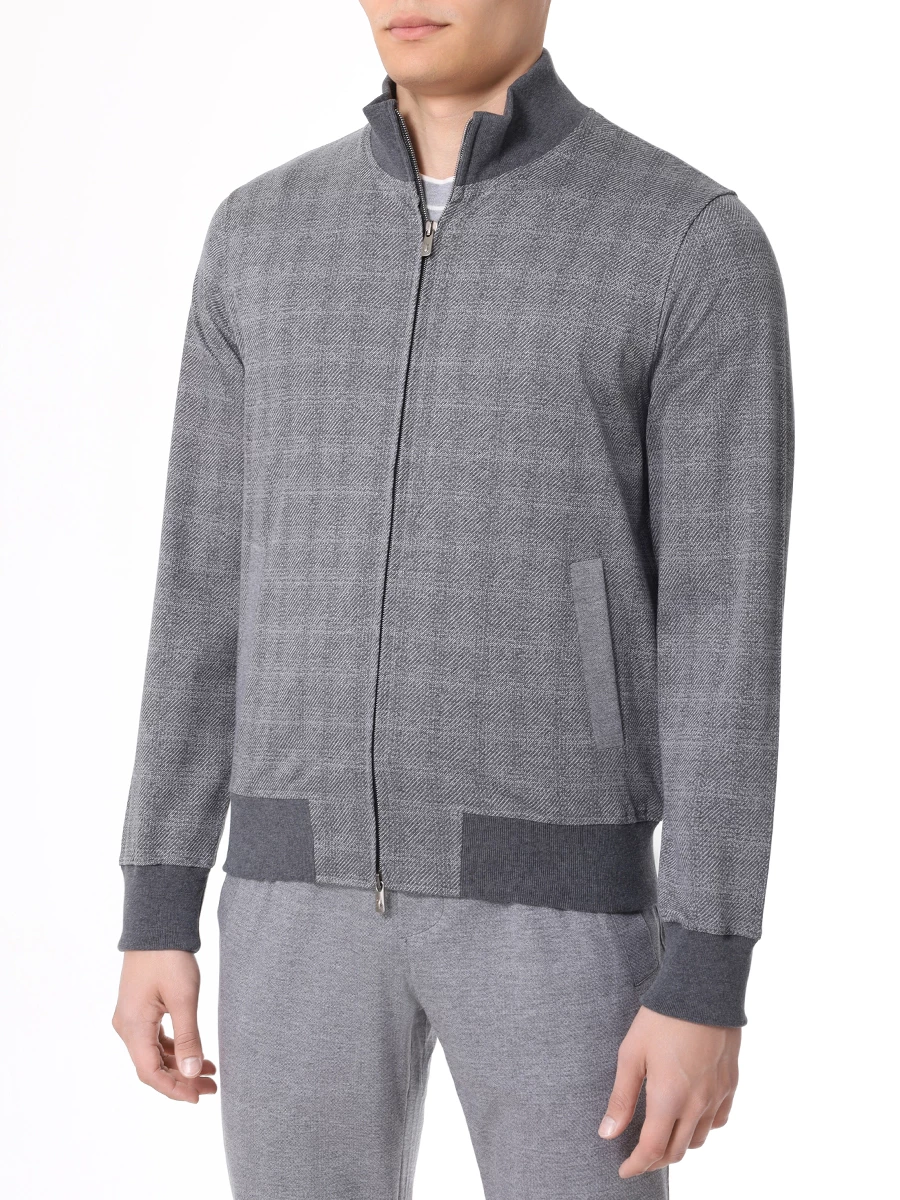 Костюм хлопковый CAPOBIANCO 16M455.QM00.GREY/16M710.UM00.GREY Серый  Фото 4