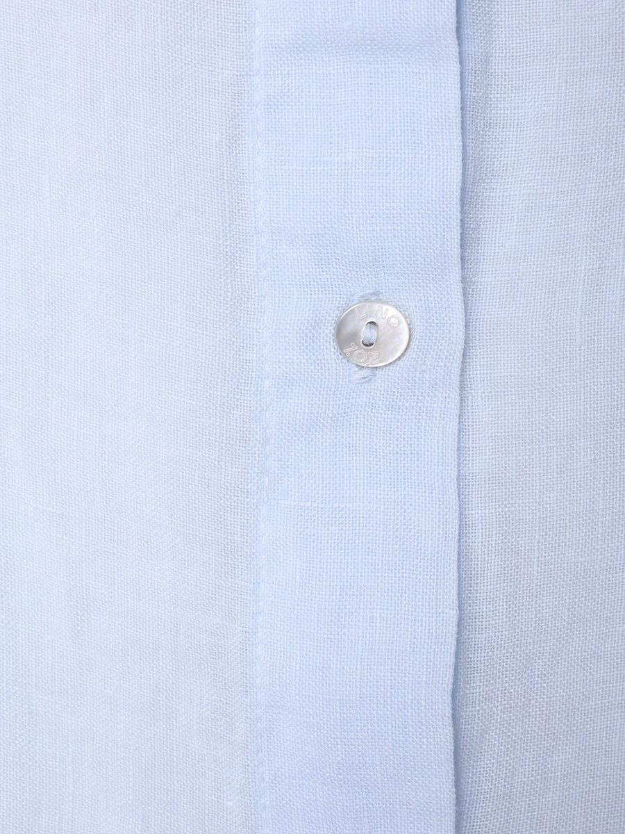 Рубашка льняная 120% LINO 31ALIW19GE-B317-0 000023, размер 42, цвет голубой - фото 6