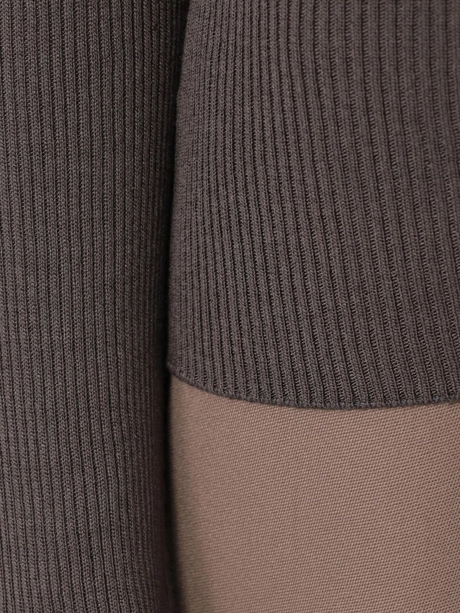 Пуловер из шелка и хлопка GENTRYPORTOFINO D627KY G2213, размер 44, цвет коричневый - фото 6