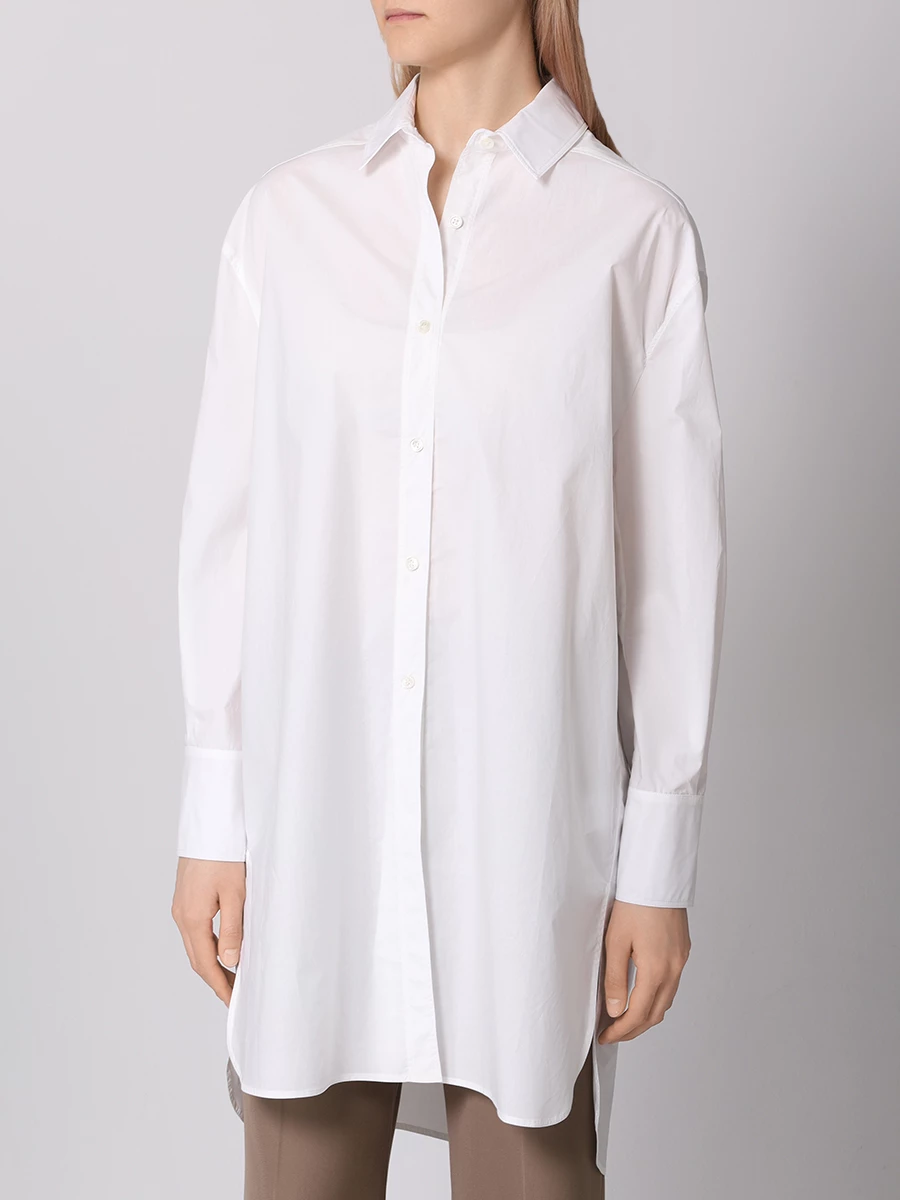 Рубашка хлопковая GENTRYPORTOFINO D204FY G0011, размер 46, цвет белый - фото 4