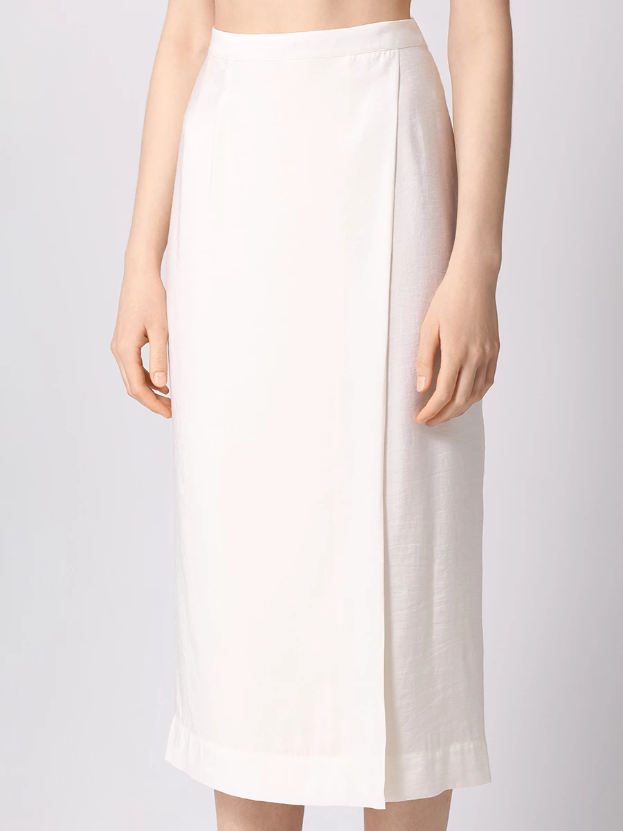 

Юбка из модала, Кремовый, D320MD G0056