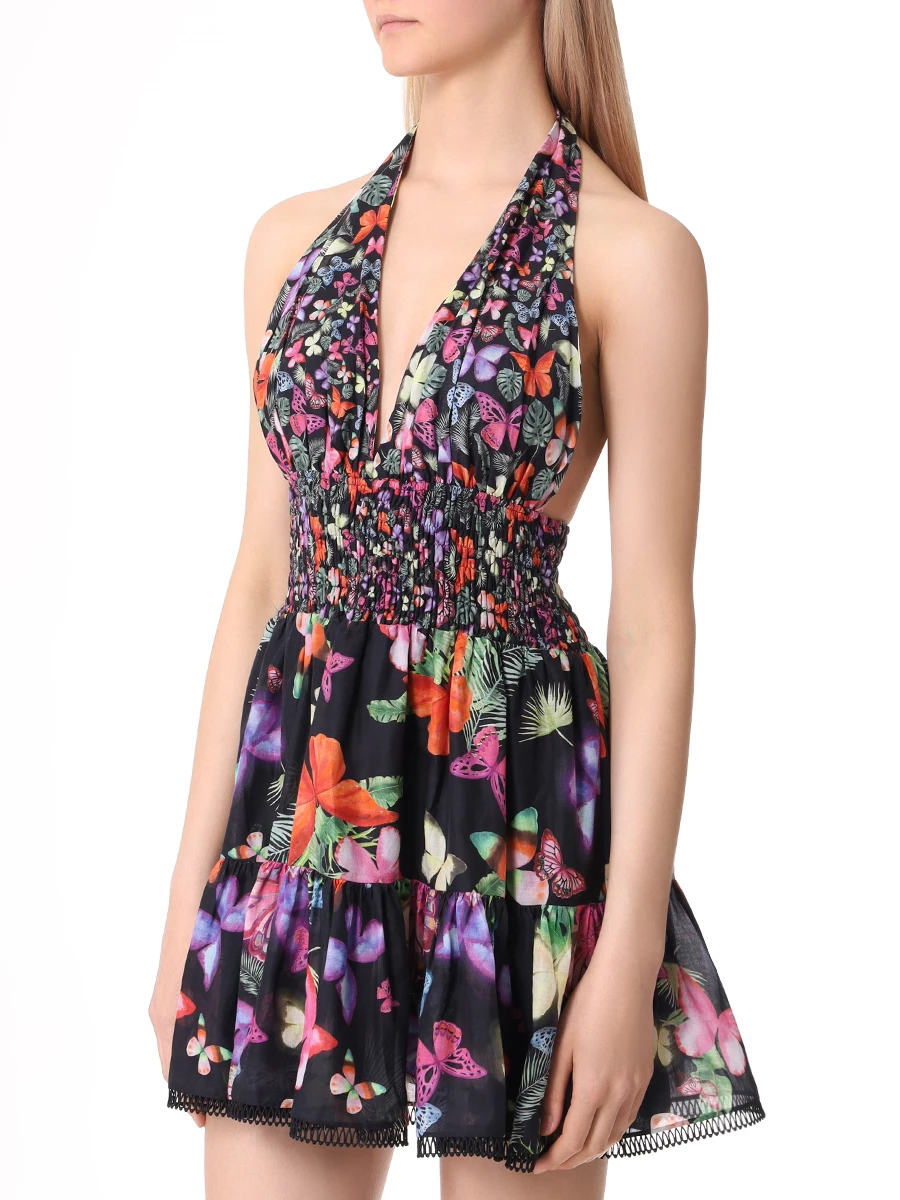 

Платье хлопковое, Черный, 242613