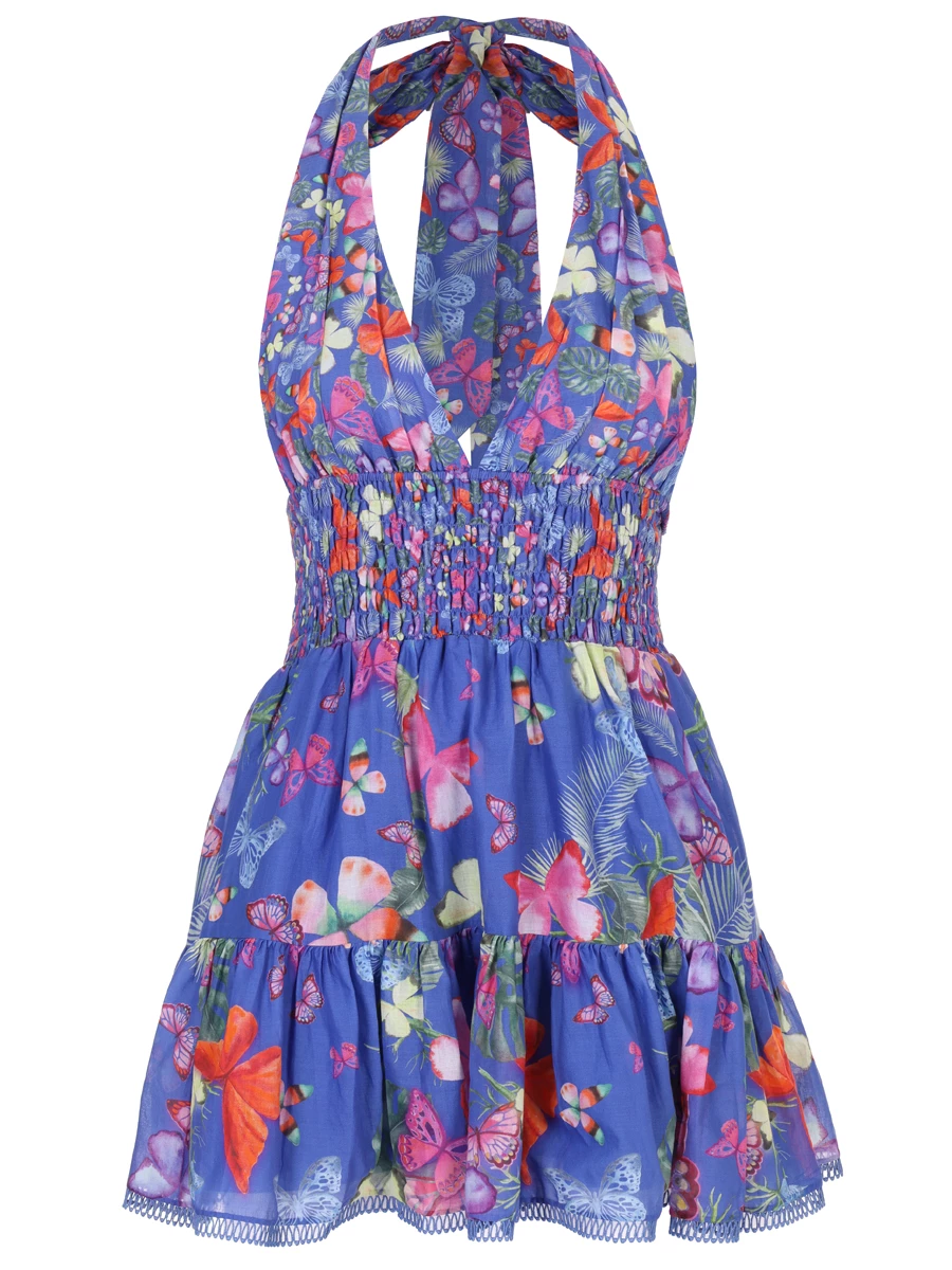Платье хлопковое CHARO RUIZ 242613, размер 44, цвет синий
