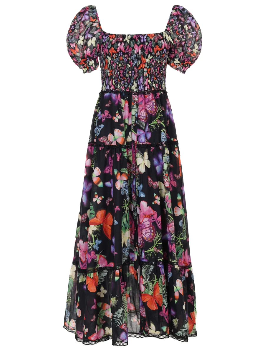Платье хлопковое CHARO RUIZ 242626, размер 44, цвет черный - фото 1