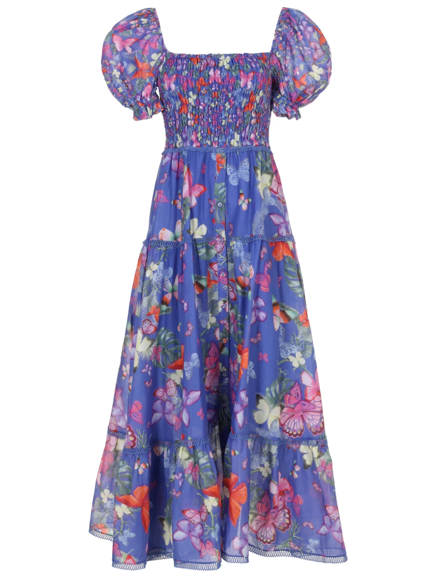Платье хлопковое CHARO RUIZ 242626, размер 42, цвет синий