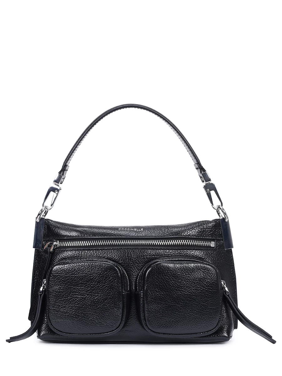 

Сумка кожаная Hyle, Черный, E1QHQ180201/001