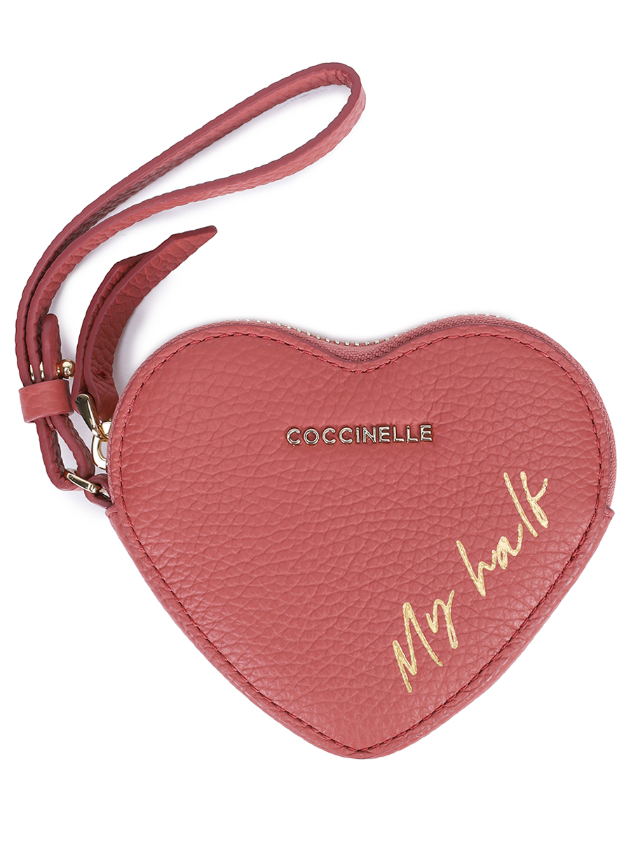 Кошелек кожаный Valentine COCCINELLE E2Q3L410401/R56, размер Один размер, цвет бордовый