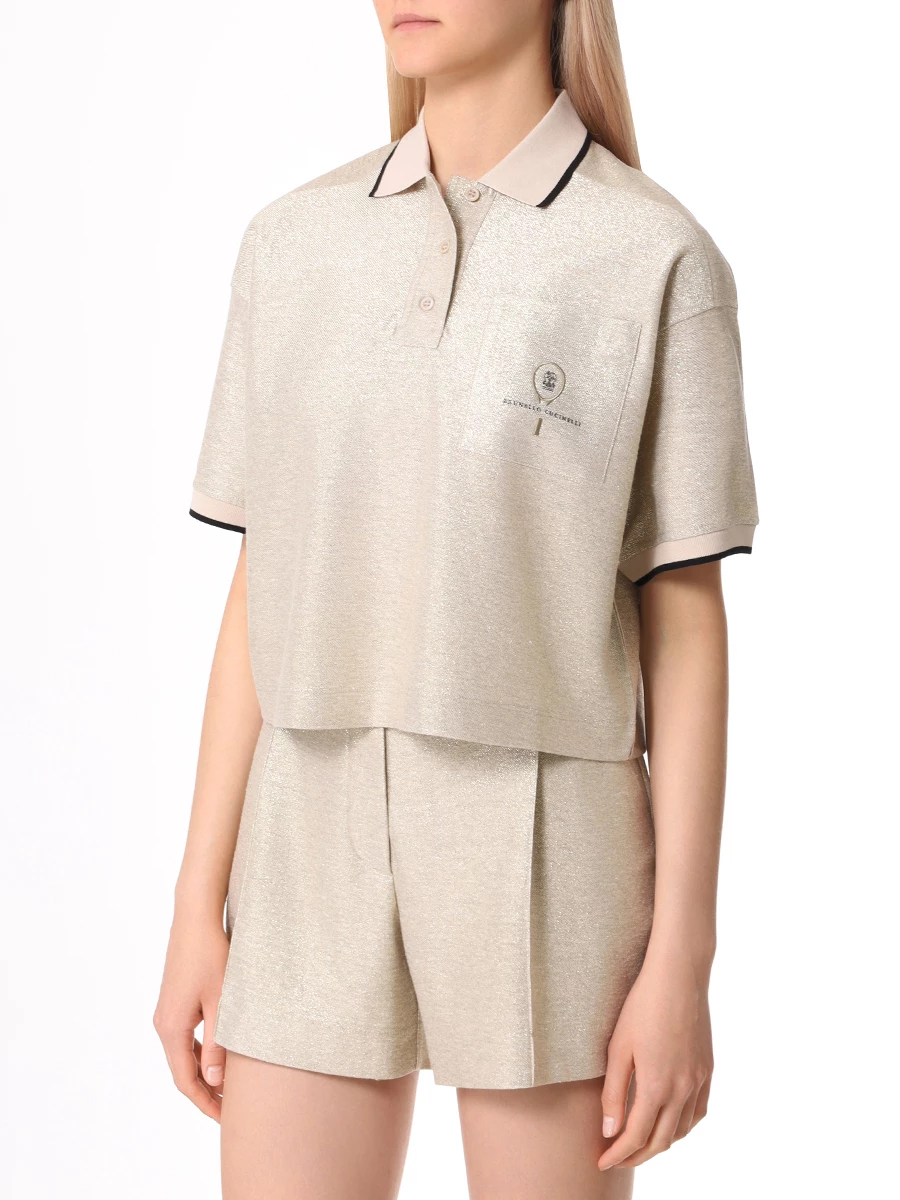 Костюм изо льна и хлопка BRUNELLO CUCINELLI ML947EN405/ML947B1364 C1456 Золотой  Фото 4