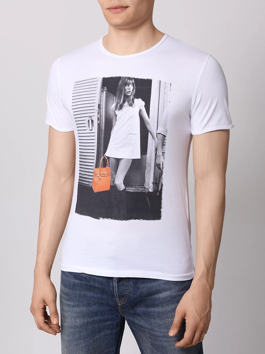 

Футболка хлопковая, Белый, 2828 WHITE BIRKIN NERM