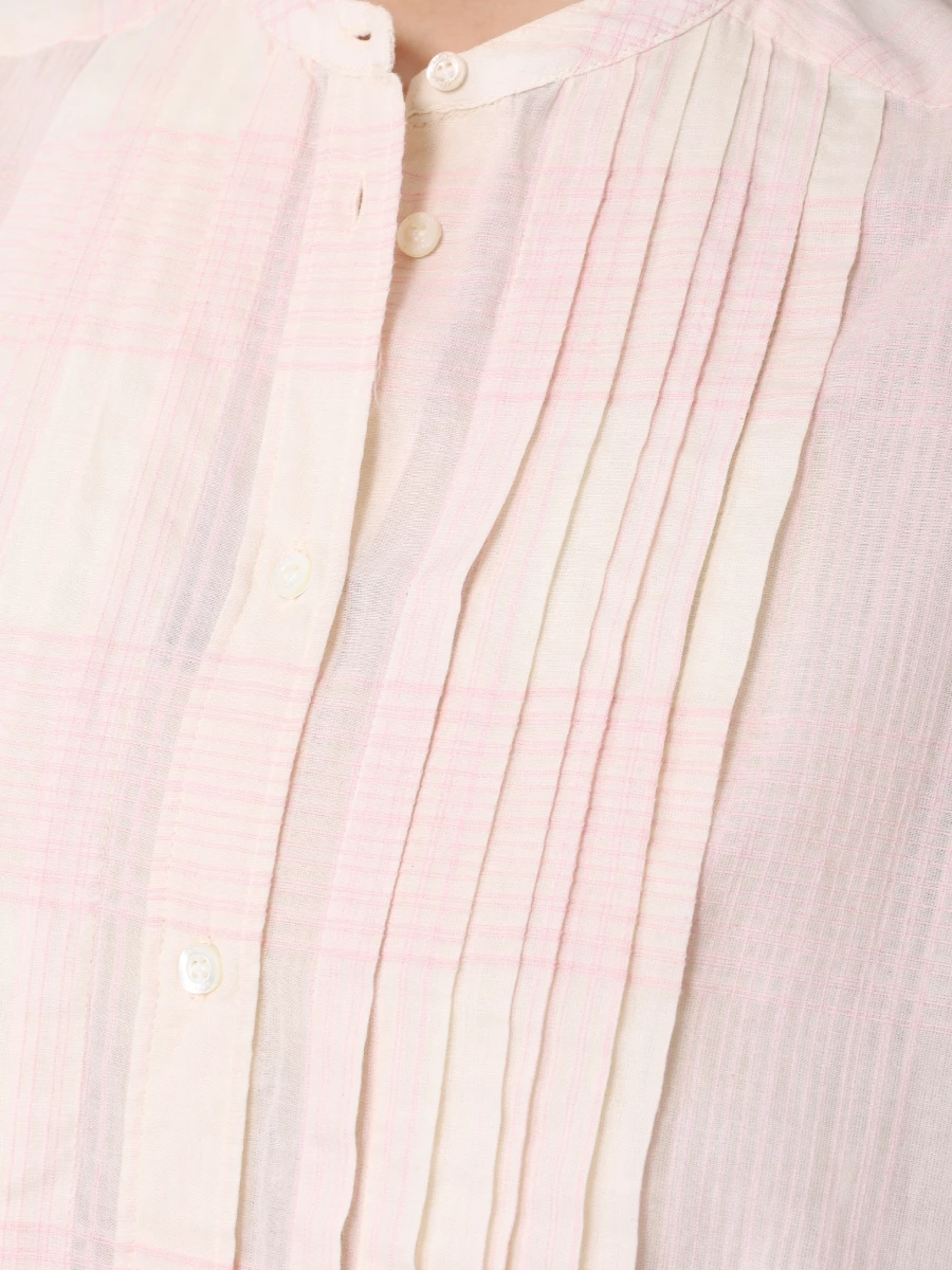 Рубашка хлопковая ASPESI 5471 P097 44283, размер 42, цвет розовый - фото 5