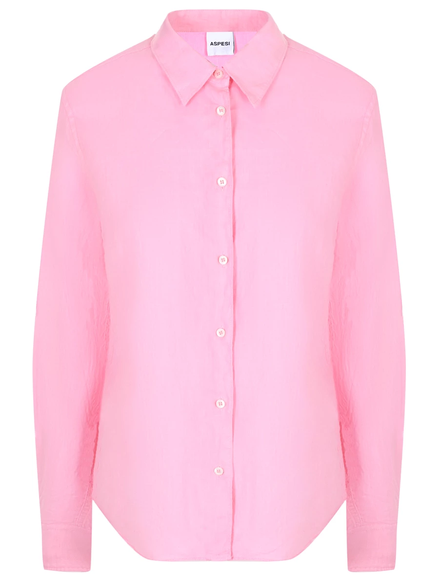 Рубашка льняная ASPESI 5422 C195 85278, размер 42, цвет розовый - фото 1