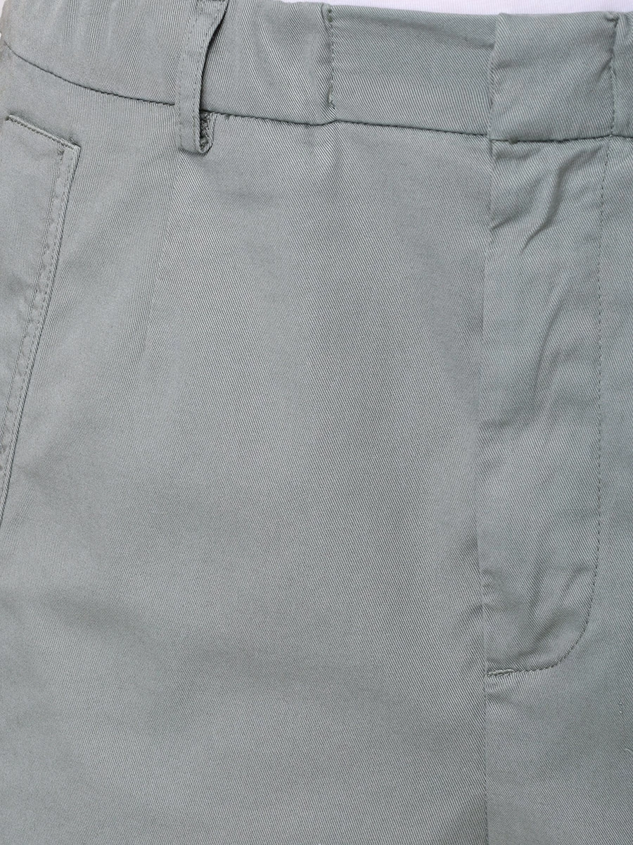 Шорты Regular Fit из лиоцелла CANALI PT01355/815/91601/R Зеленый  Фото 5