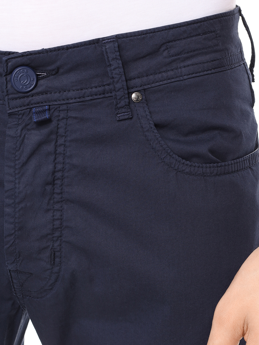 Брюки Slim Fit хлопковые JACOB COHEN UQE04 36 S4137 Y99/BARD Синий  Фото 5