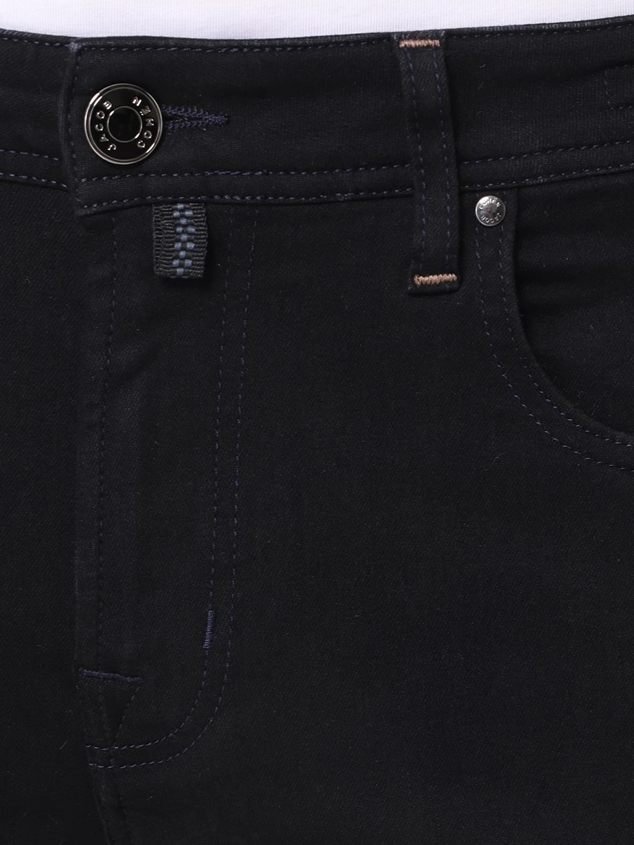 Джинсы Slim Fit хлопковые JACOB COHEN UQE09 31 P0008 709D/BARD FAST Черный  Фото 5