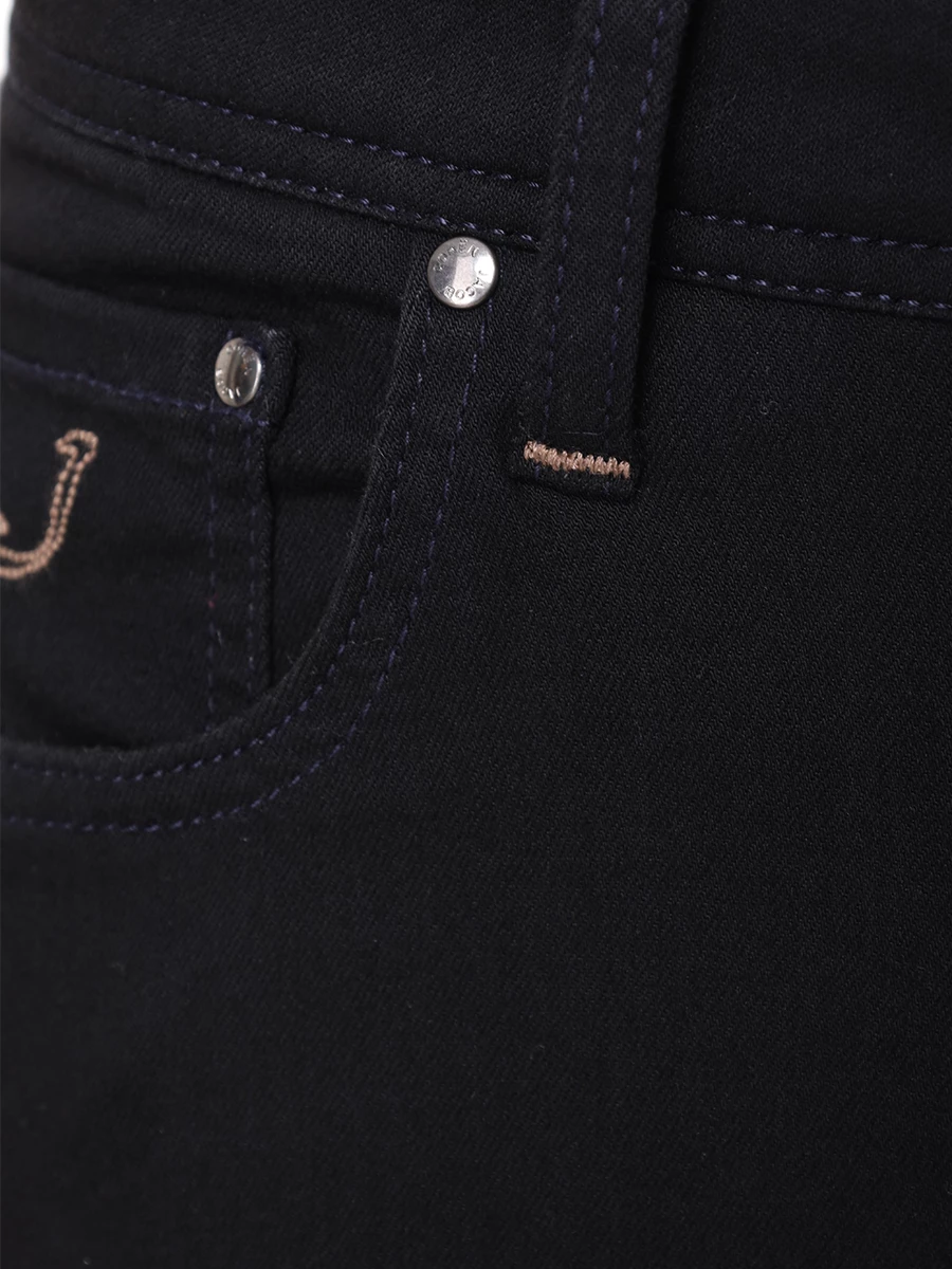 Джинсы Slim Fit хлопковые JACOB COHEN UQE09 31 P0008 709D/BARD FAST Черный  Фото 6