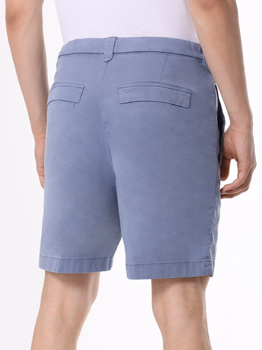 Шорты Regular Fit из лиоцелла CANALI PT01355/407/91601/R Светло- Синий  Фото 3