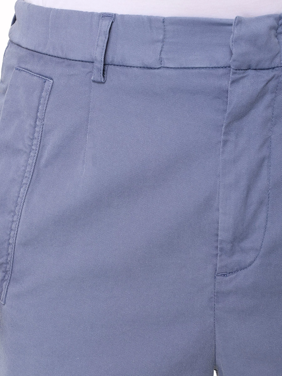 Шорты Regular Fit из лиоцелла CANALI PT01355/407/91601/R Светло- Синий  Фото 5