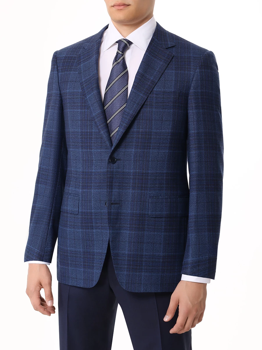 Пиджак шерстяной CANALI CF04169/301/13280 Синий  Фото 4
