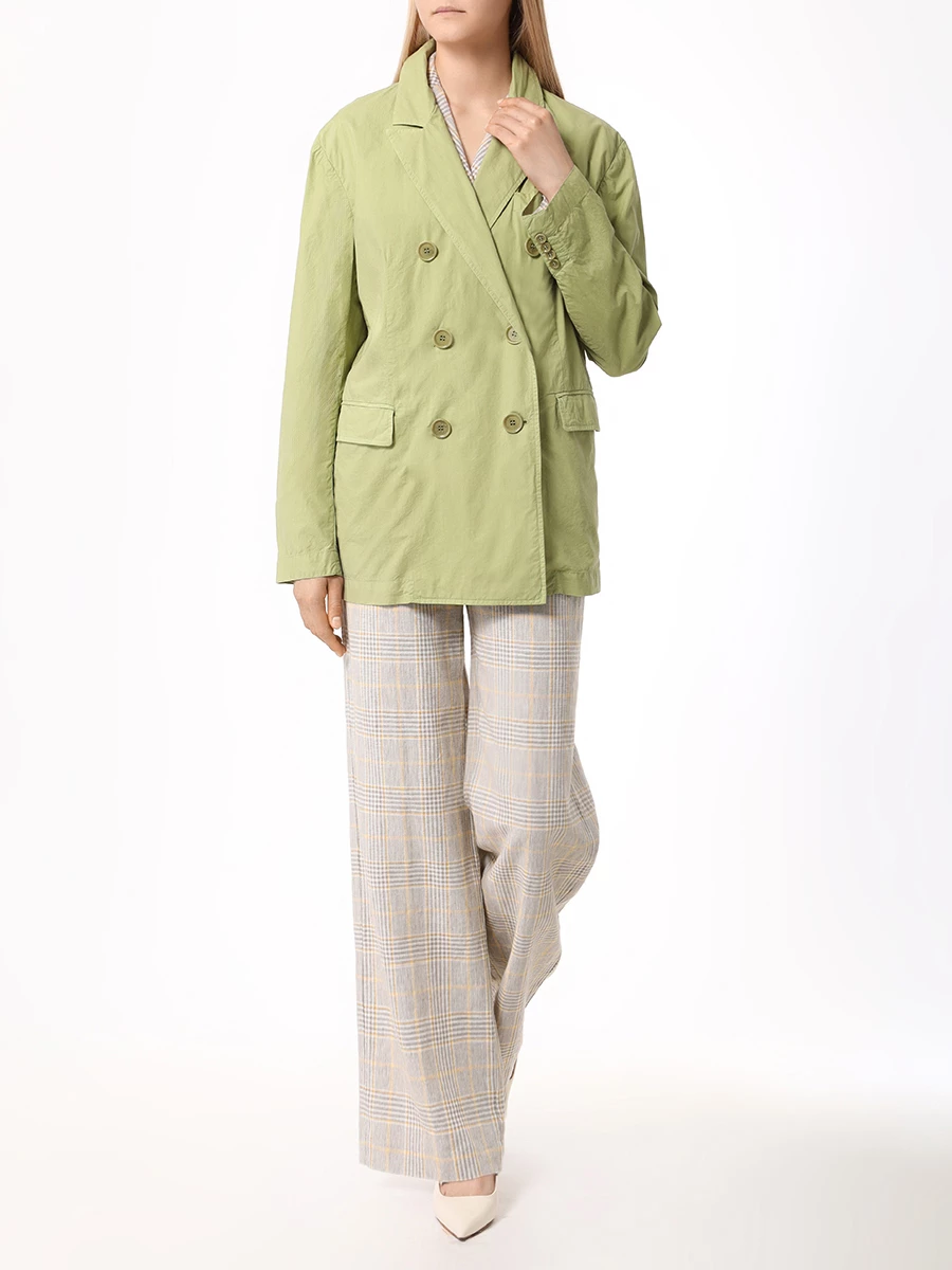 

Пиджак хлопковый, Зеленый, 0931 G329 85385