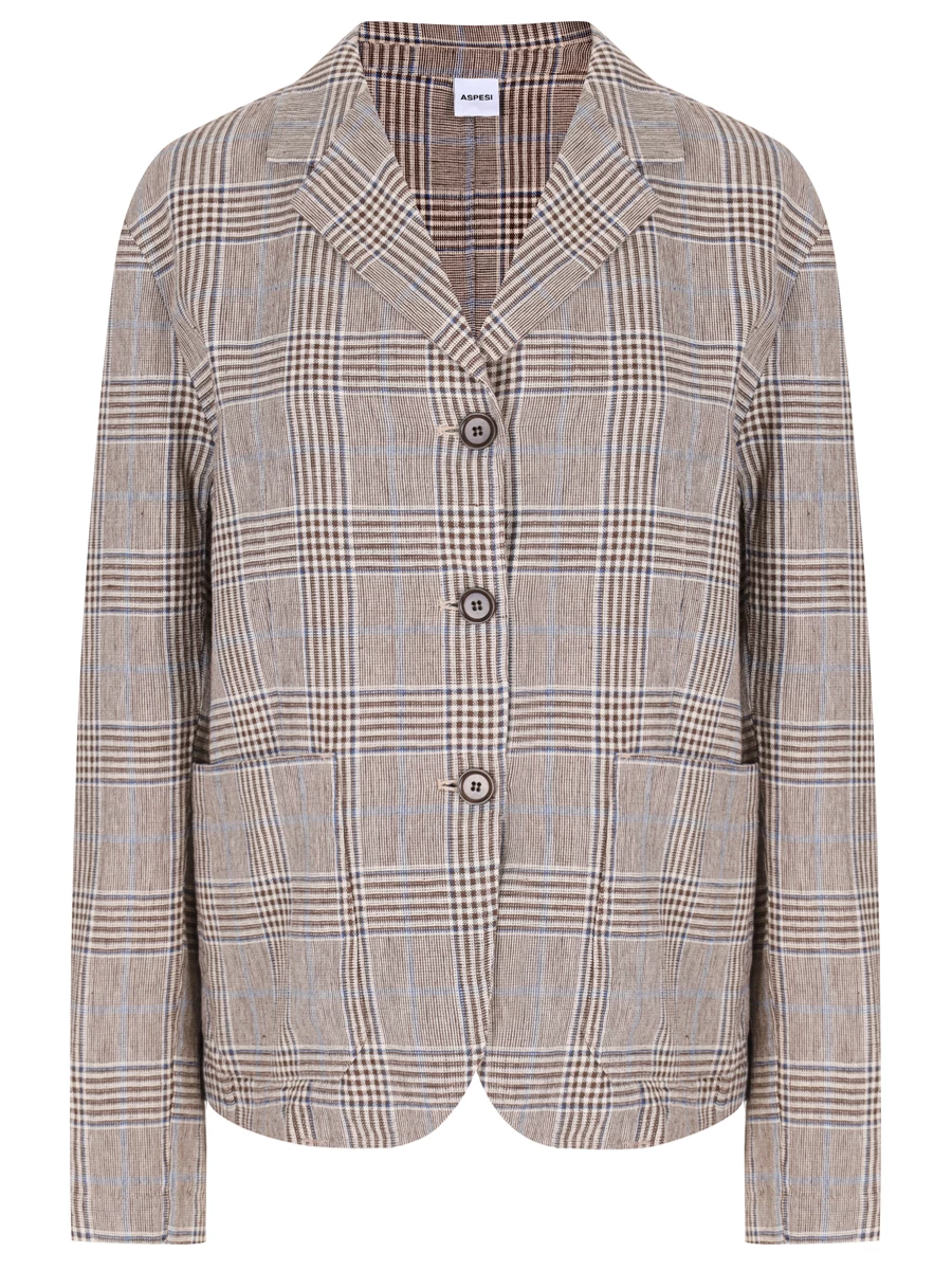 

Костюм из хлопка и льна, Бежевый, 1010 P108 40331