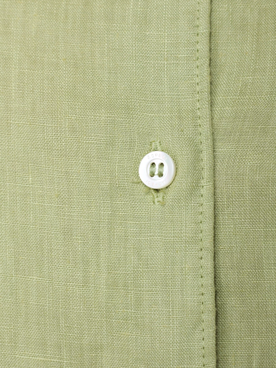 Рубашка льняная ASPESI 5422 C195 85385, размер 42, цвет зеленый - фото 6