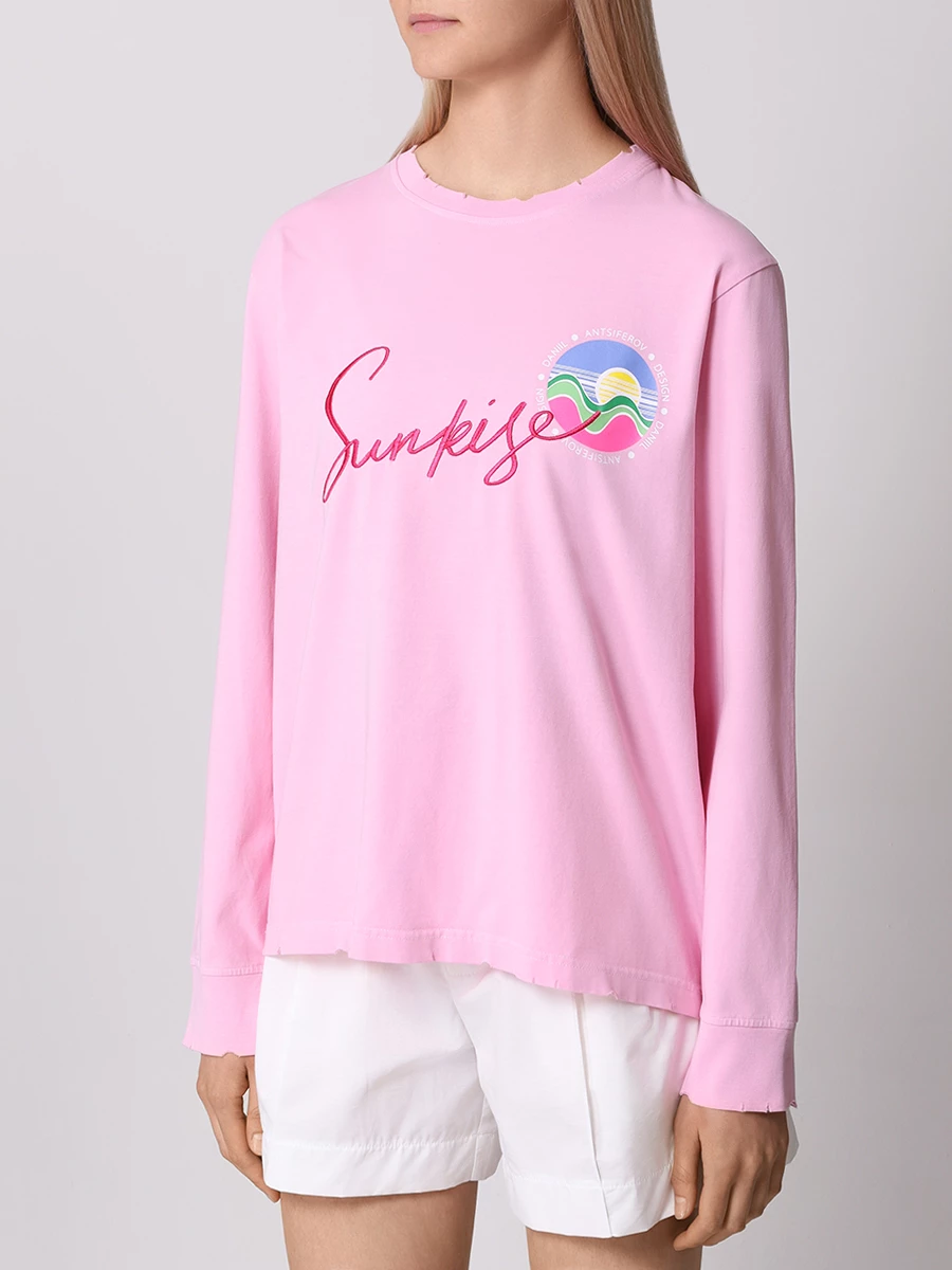 Футболка хлопковая DANIIL ANTSIFEROV DA_505SS24 SUNKISS Розовый  Фото 4