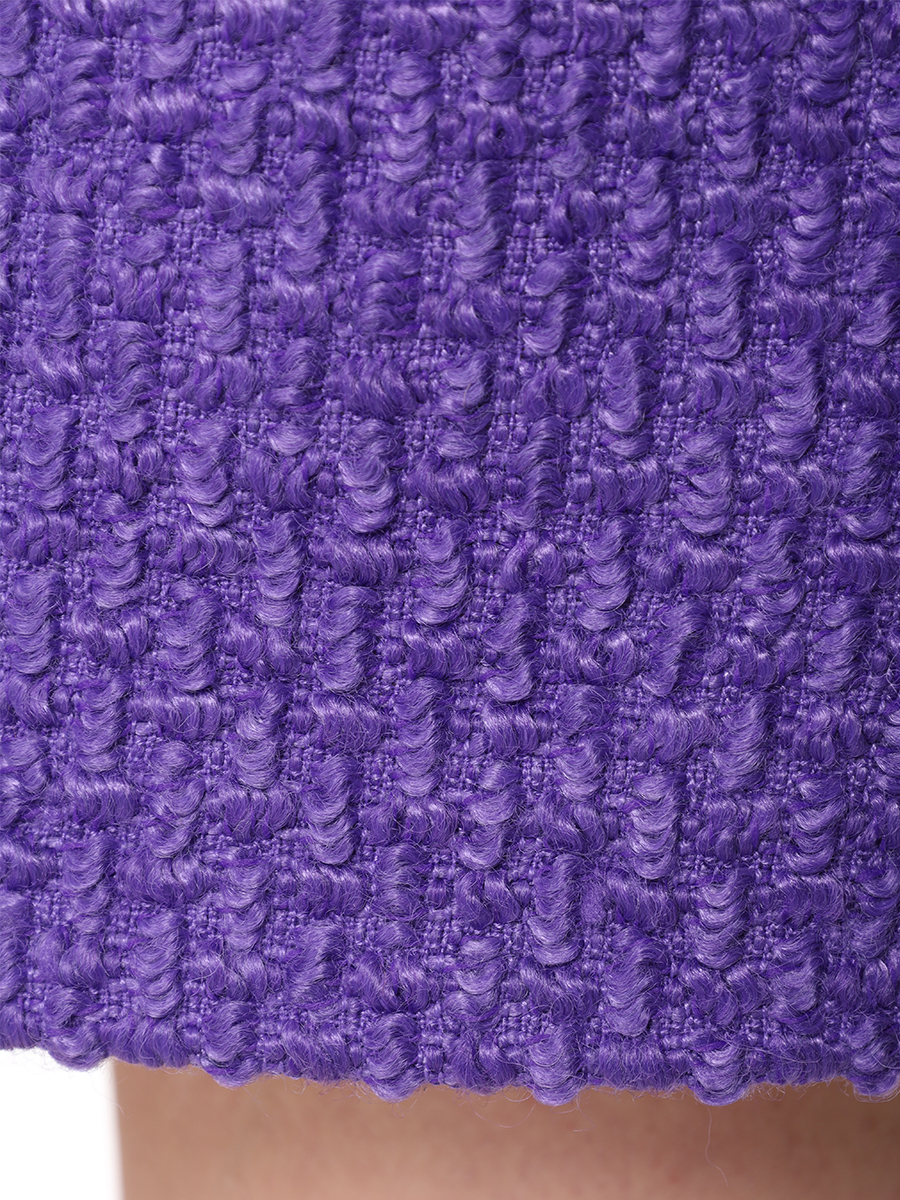 Юбка шерстяная BOTROIS SKU09987336, размер 42, цвет фиолетовый - фото 6