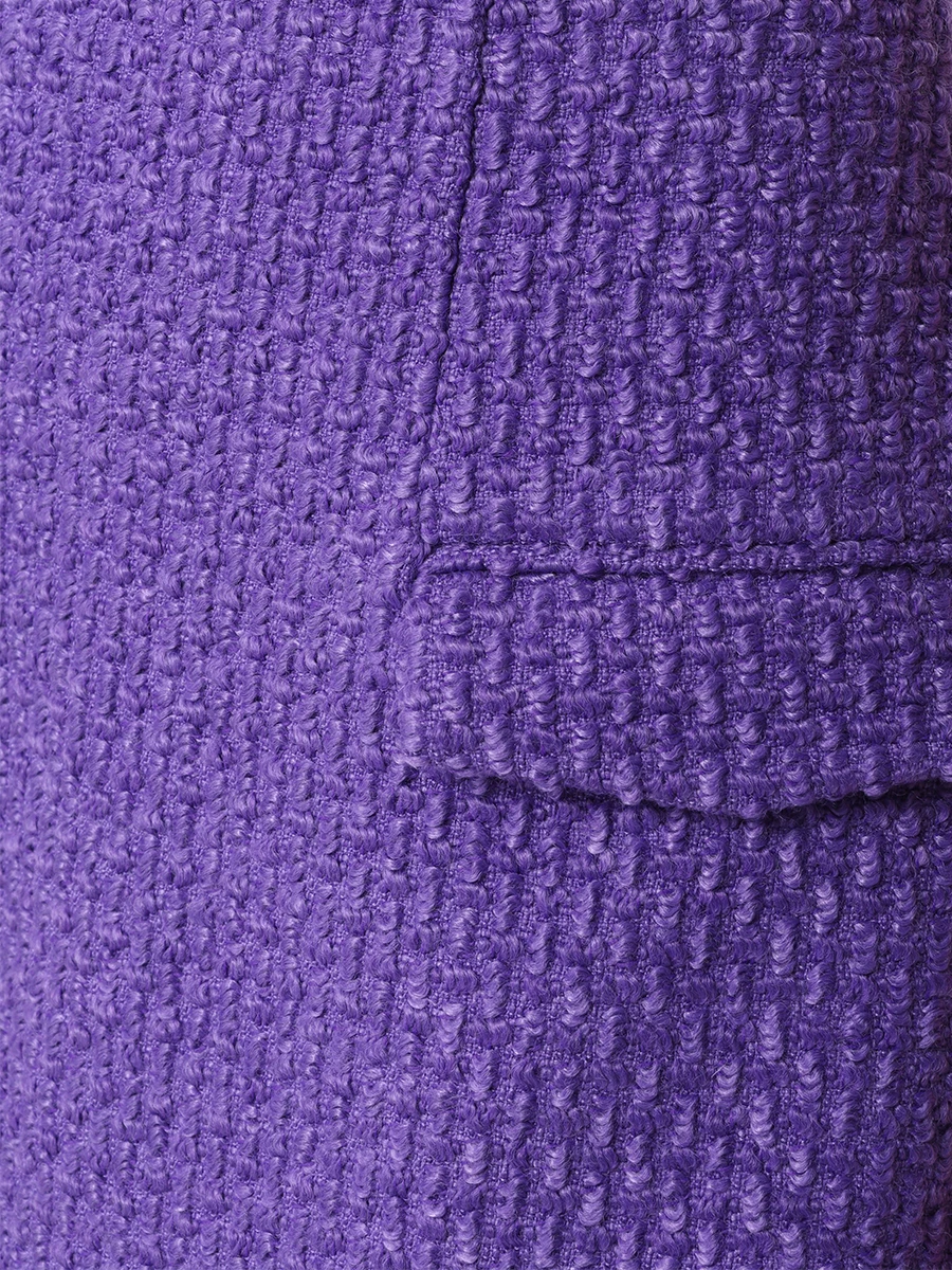 Юбка шерстяная BOTROIS SKU09987336, размер 42, цвет фиолетовый - фото 5