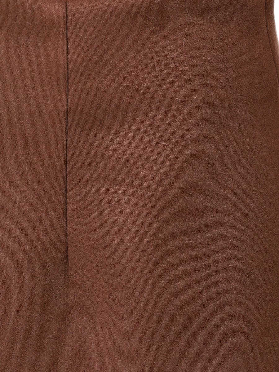 Юбка однотонная BOTROIS SKU16511643, размер 40, цвет коричневый - фото 5