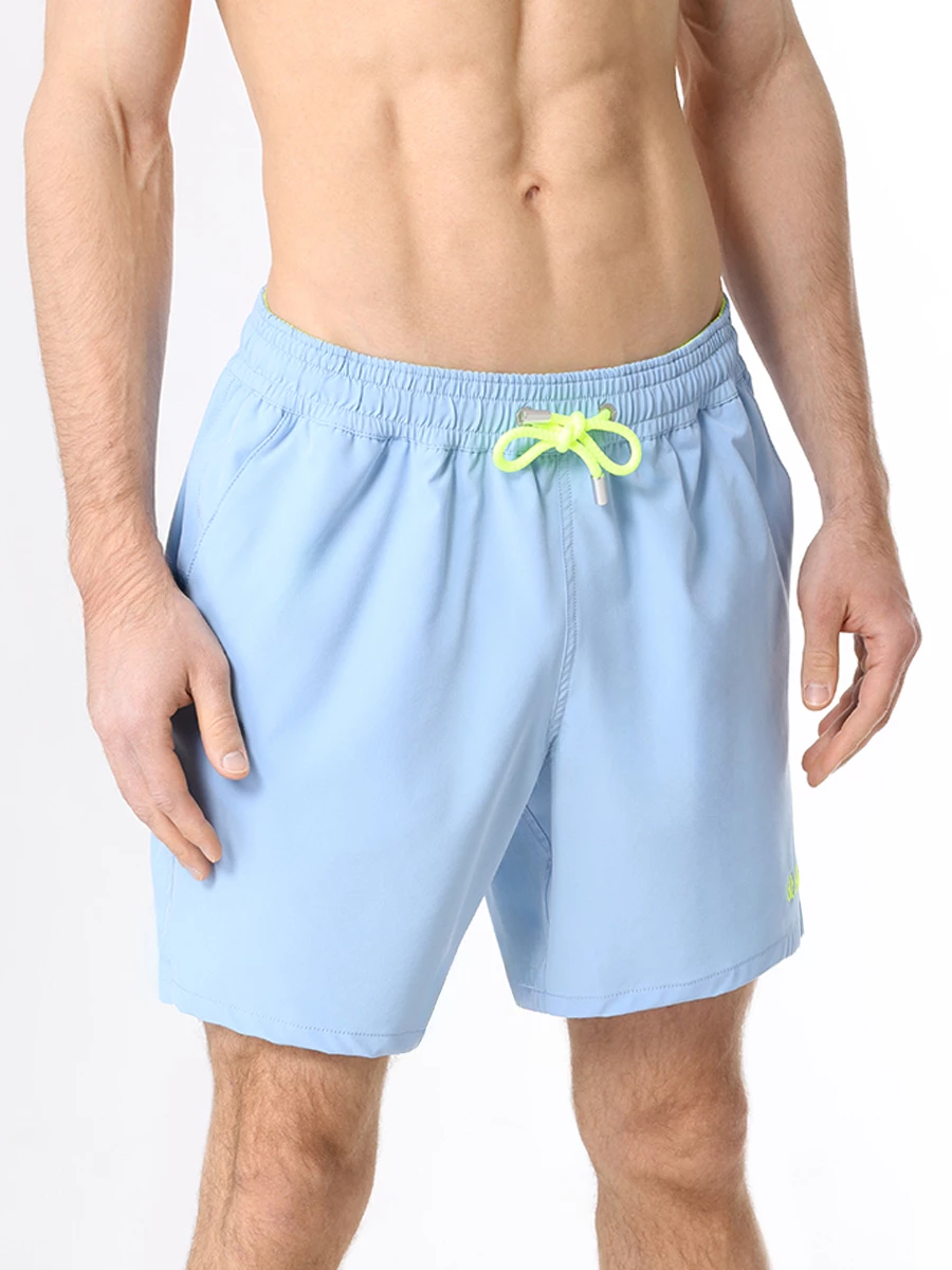 

Шорты плавательные, Голубой, COMFORT - SB 3194 EMB