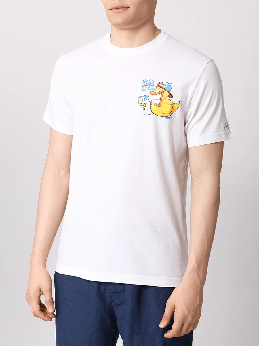 

Футболка хлопковая, Белый, TSHIRT MAN - CPT DUCKY BLU TEQUILA 01N