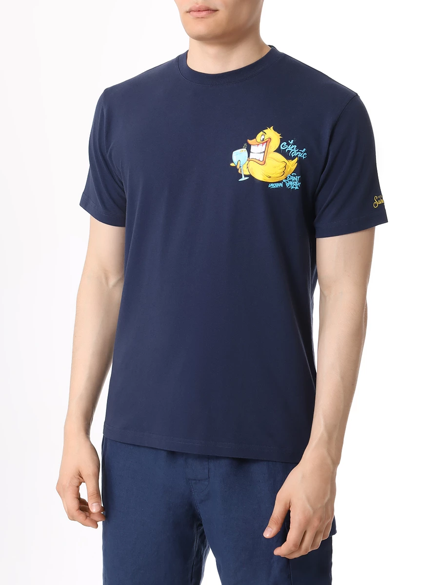 

Футболка хлопковая, Синий, TSHIRT MAN - CPT DUCKY GIN 61