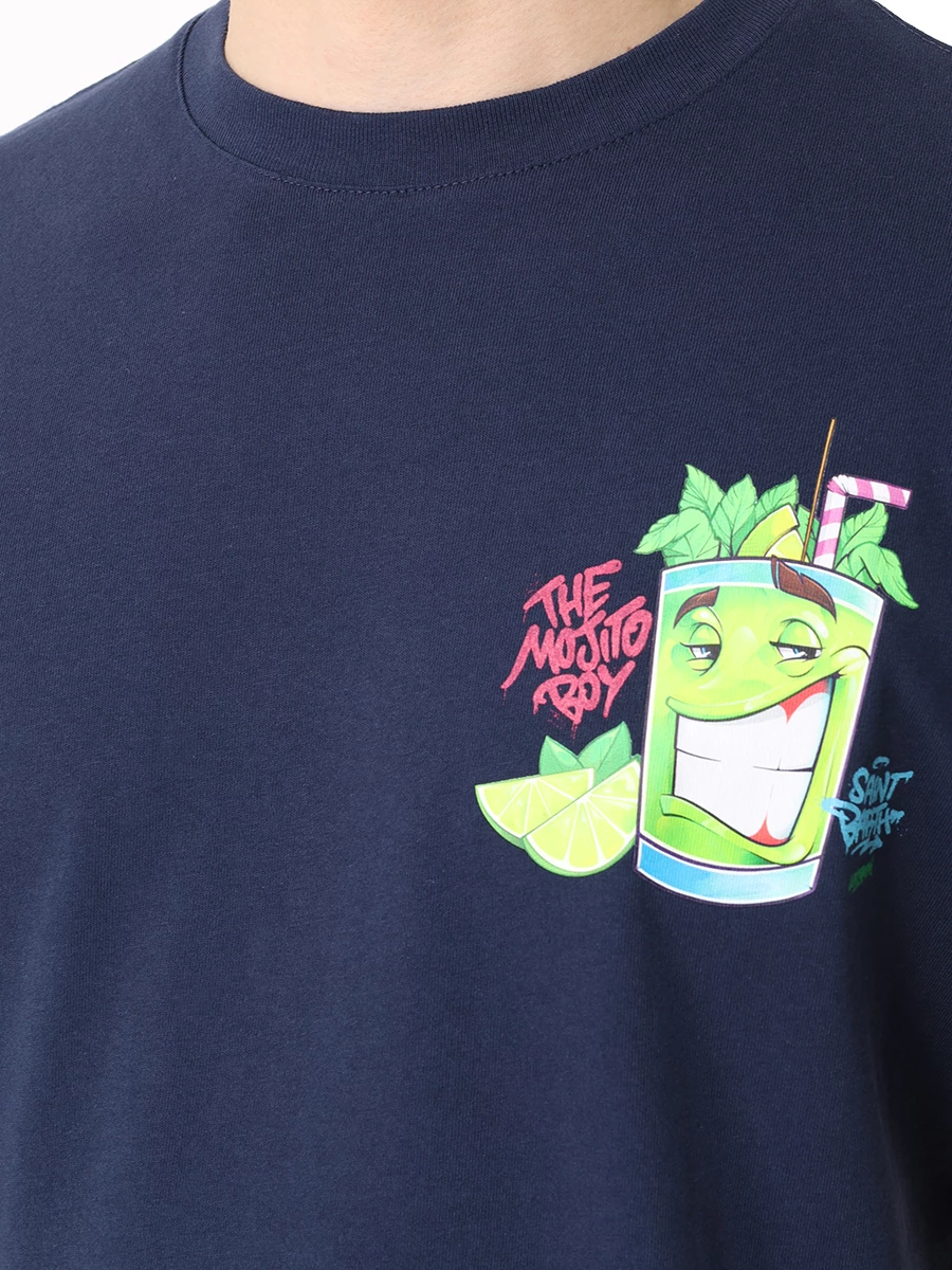 

Футболка хлопковая, Синий, TSHIRT MAN - CPT MOJITO 61