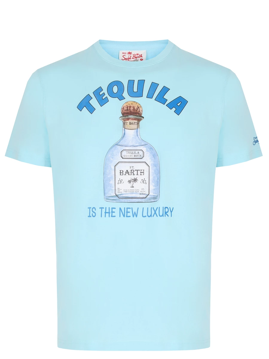 

Футболка хлопковая, Голубой, TSHIRT MAN - TEQUILA NEW LUXURY 56