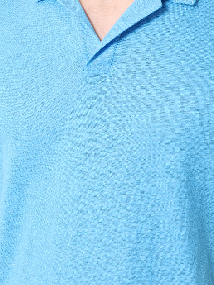 

Поло хлопковое, Голубой, FRASER - 34 AQUA BLUE