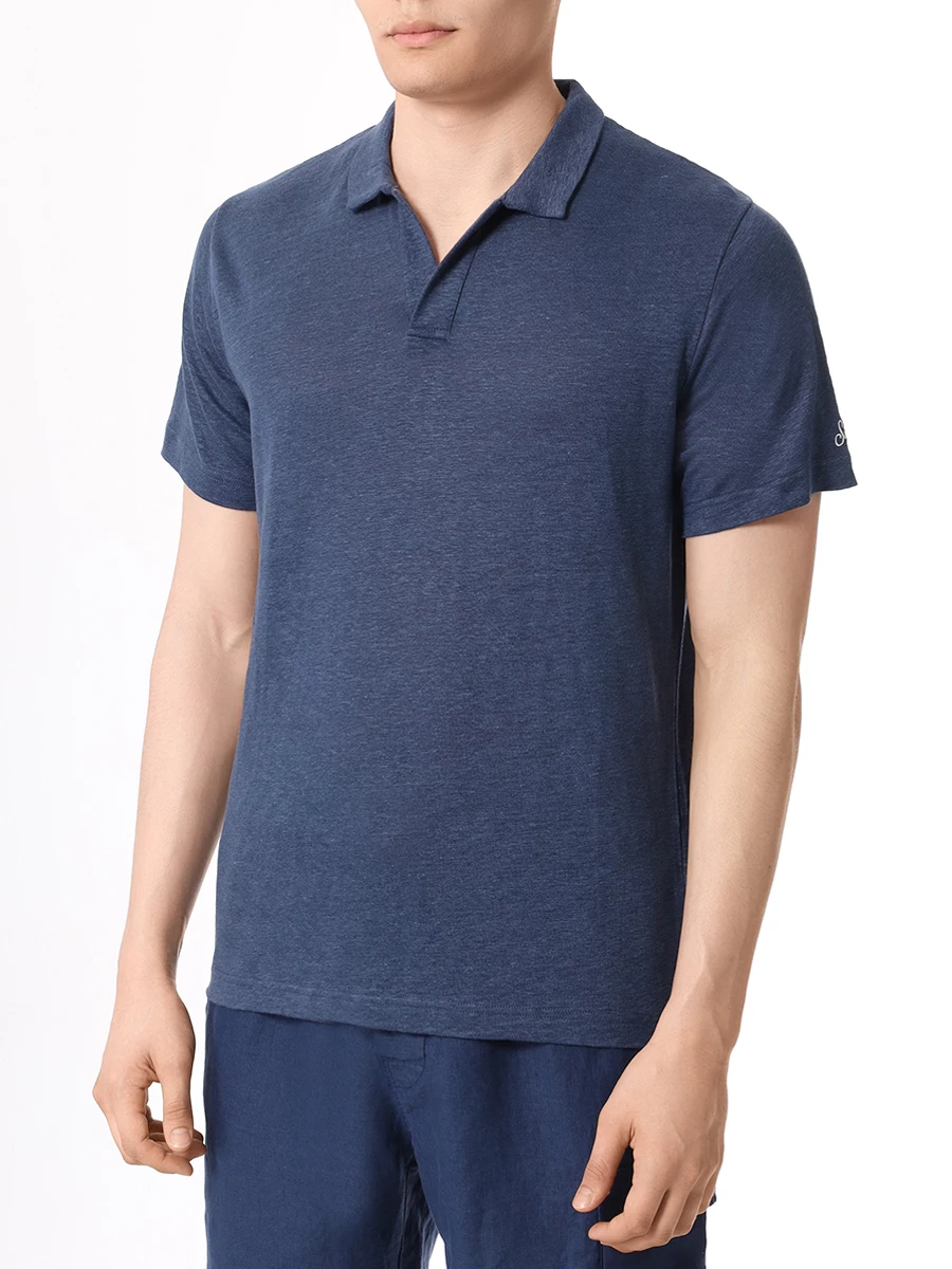 

Поло хлопковое, Синий, FRASER - 61 BLUE NAVY