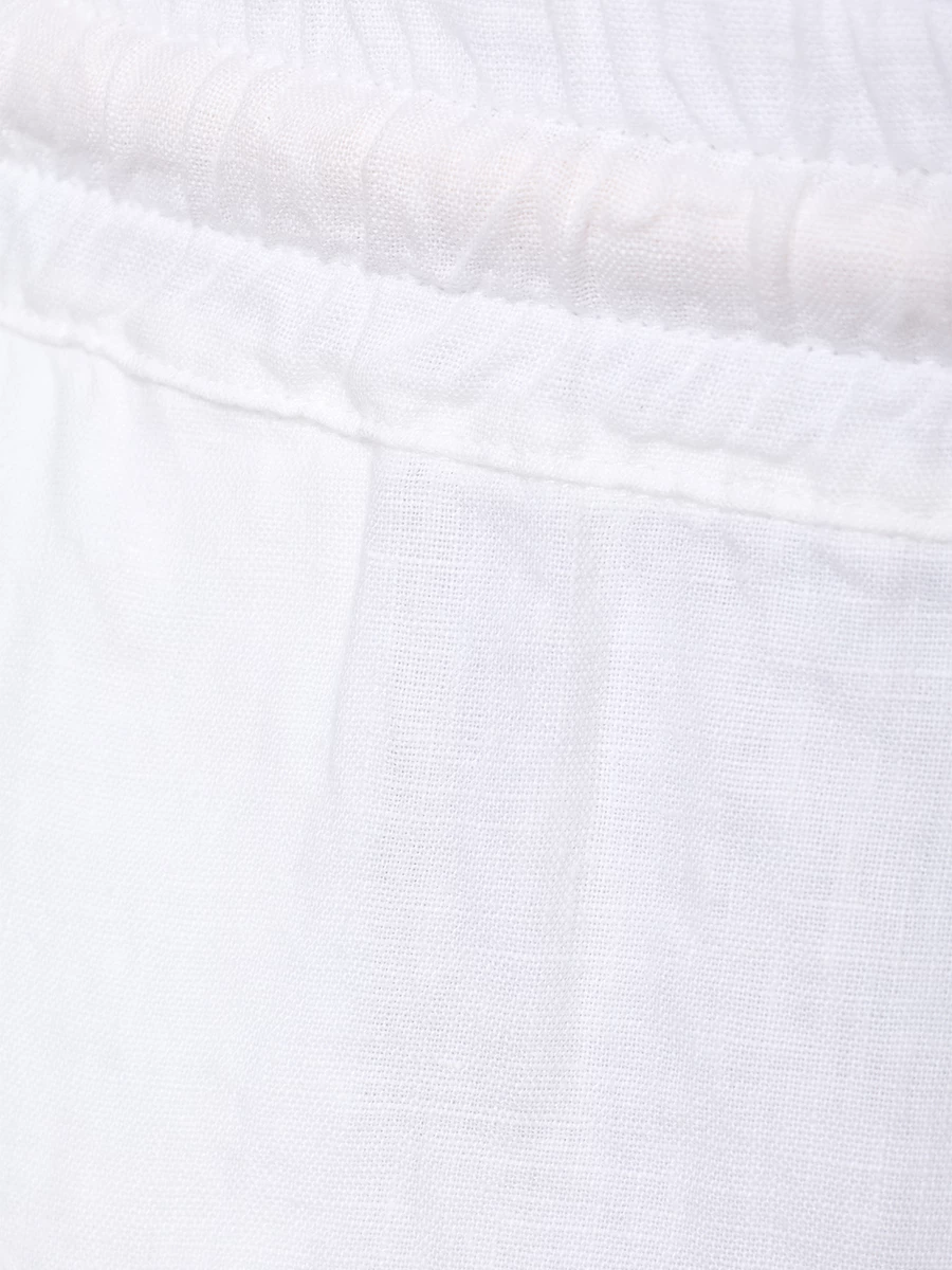 Шорты льняные, Белый, MARSEILLE - LINEN 01 WHITE